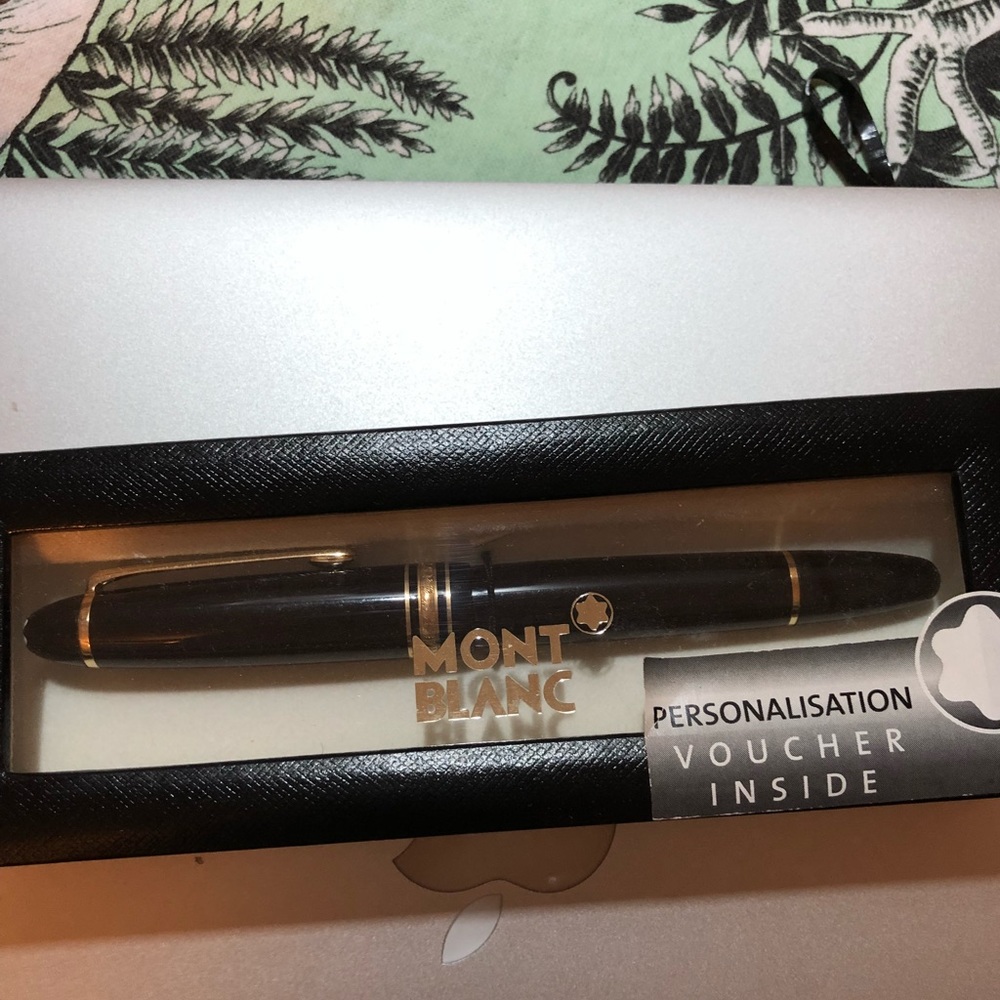 Mont Blanc Meisterstück Gold-plated Ballpoint Pen